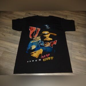 Vintage 1997 Usher My Way Rap Tee Black T-Shirt